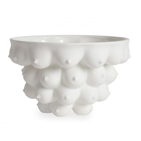 Georgia Centerpiece Bowl, white