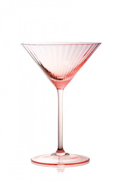 Lyon Martini glass, rosa