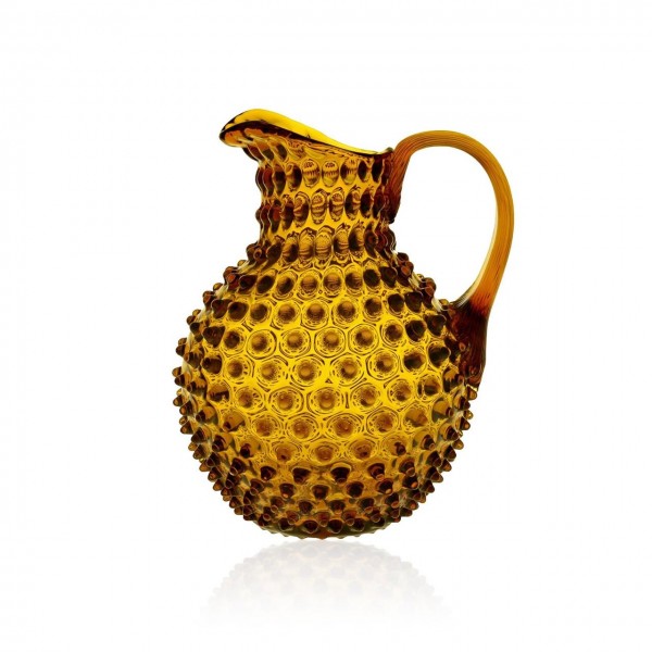 Paris Hobnail Jug 2L, amber