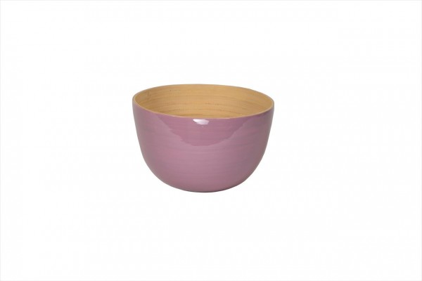 Bambus-Schüssel, 22x14cm, mauve