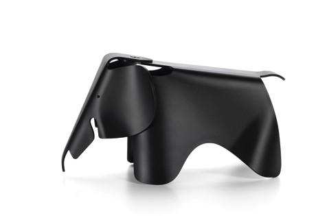 Eames Elephant (small), tiefschwarz