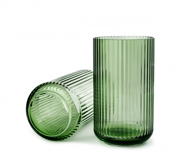 Lyngbyvase, 25cm, Glas, grün
