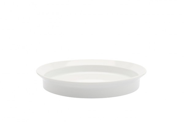 TY Round Deep Plate 200, white
