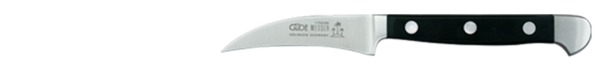 Schälmesser, Alpha schwarz, 6 cm