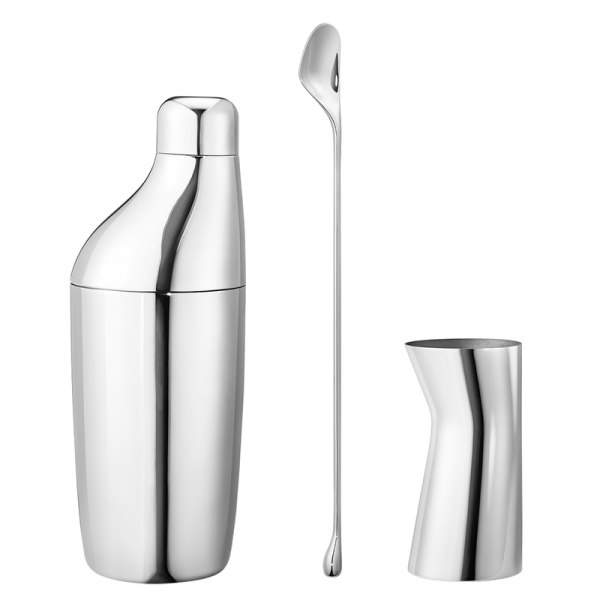 SKY GIFTSET SHAKER, STIRRING SPOON & JIGGER 3,6 CL