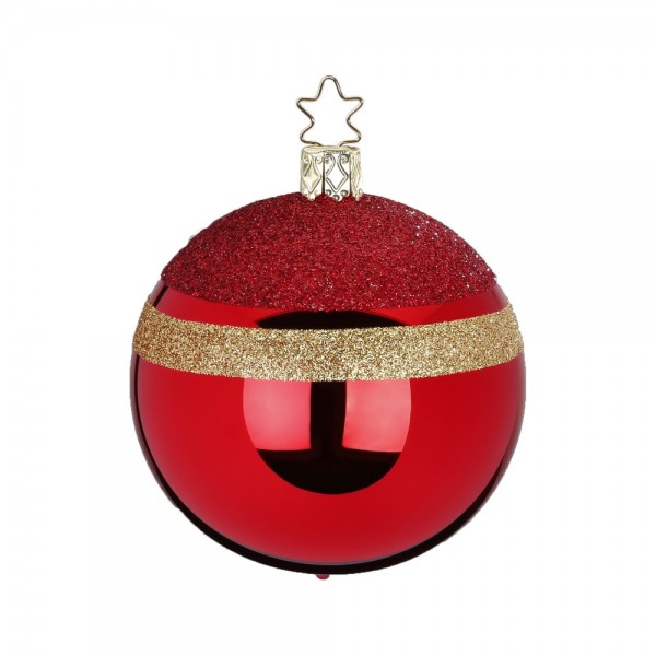 Kugel, Lichterglanz, rot, 8cm