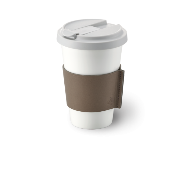 Becher Konisch Coffee-To-Go Taupe