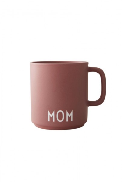 Favourite Cup w. handle, MOM, ash rose