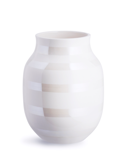 Omaggio Vase, H:20cm, perlmutt