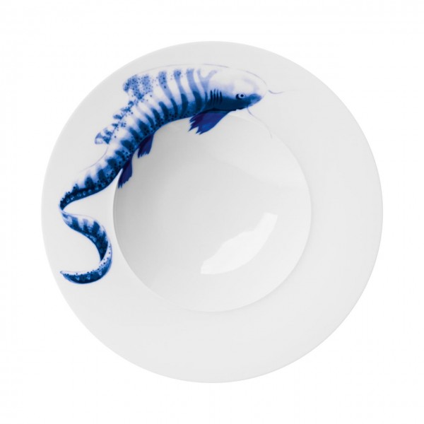 Pastateller 30cm Zebrahai