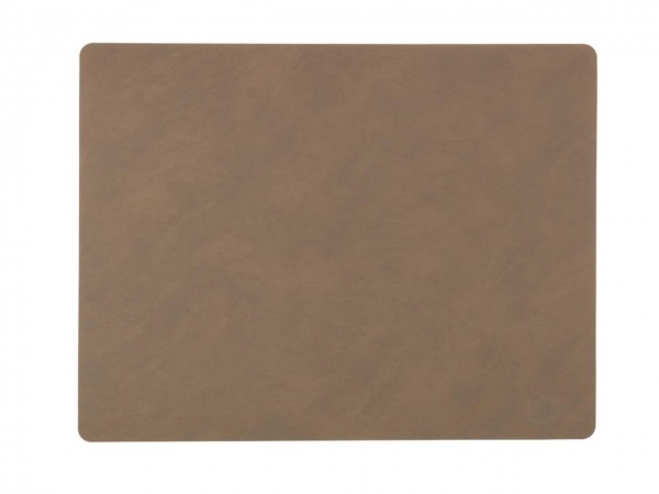 Table Mat Square L Nupo Brown