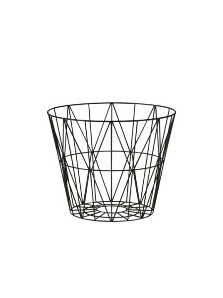Wire Basket, small, black