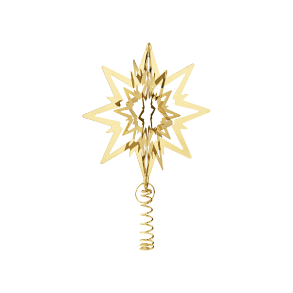 TOP STAR MEDIUM 18 KT GOLD PLATED