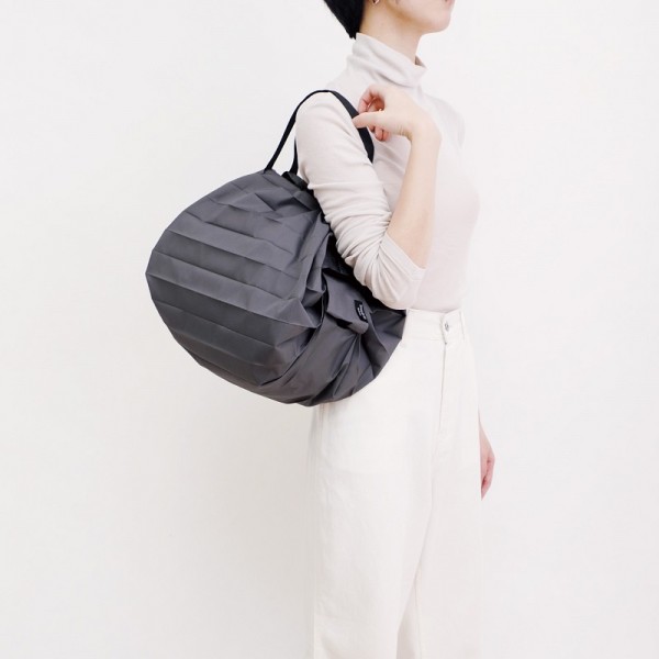 Foldable Shopping Bag, M, Charcoal (Sumi)