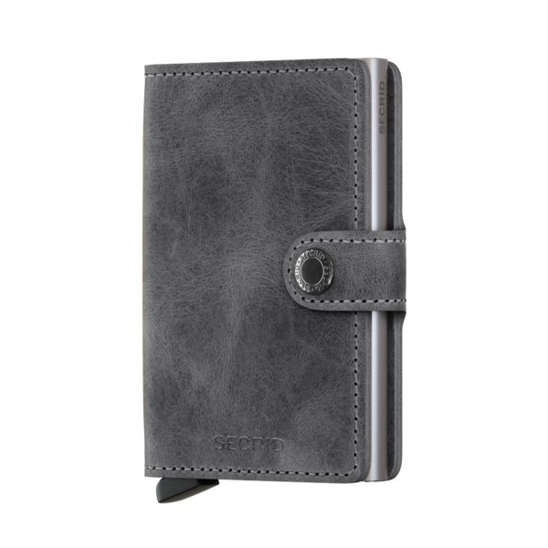 Miniwallet Vintage, grey-black