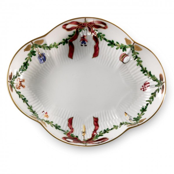 Star Fluted Dish 22cm