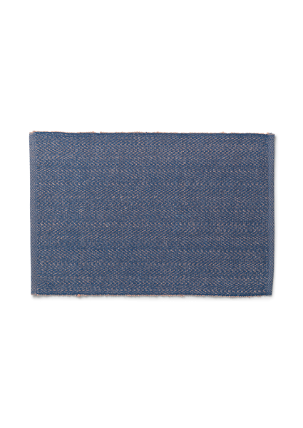 Herringbone Tischset, 43x30cm, blau