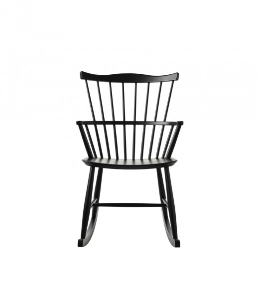 Schaukelstuhl J52G Beech/black - Børge Mogensen