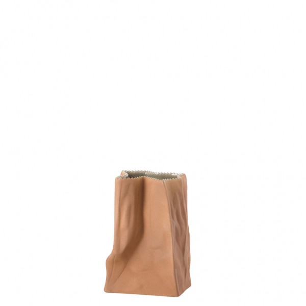 Tütenvase - Hellbraun - Vase 14 Cm