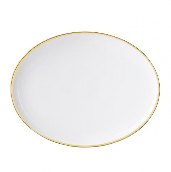 Teller oval, Coup, 31cm, Gold