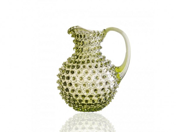 Paris Hobnail Jug 2L, olive green