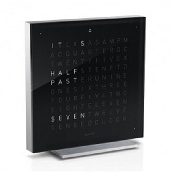 QLOCKTWO TOUCH black ice tea (schwarz)