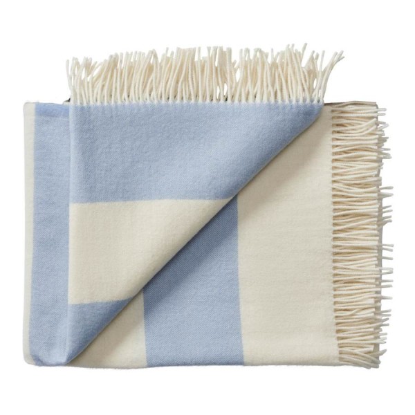 Decke The Sweater, blue, Wolle, 130x190cm