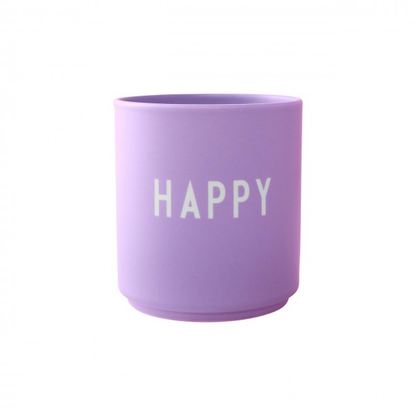 Favourite Cup HAPPY, dark pink