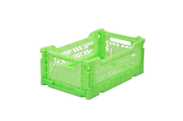 Klappbox, mini, fluorescent green