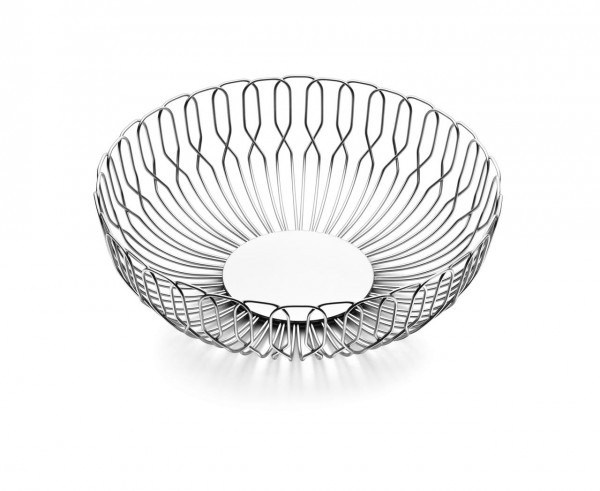 ALFREDO BREADBASKET STAINLESS STEEL MIRROR LARGE